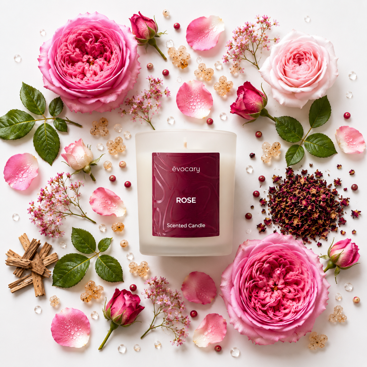 Rose Candle