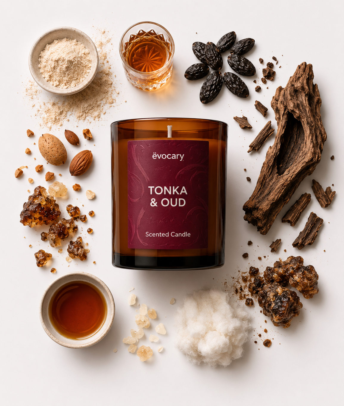 Tonka & Oud Candle