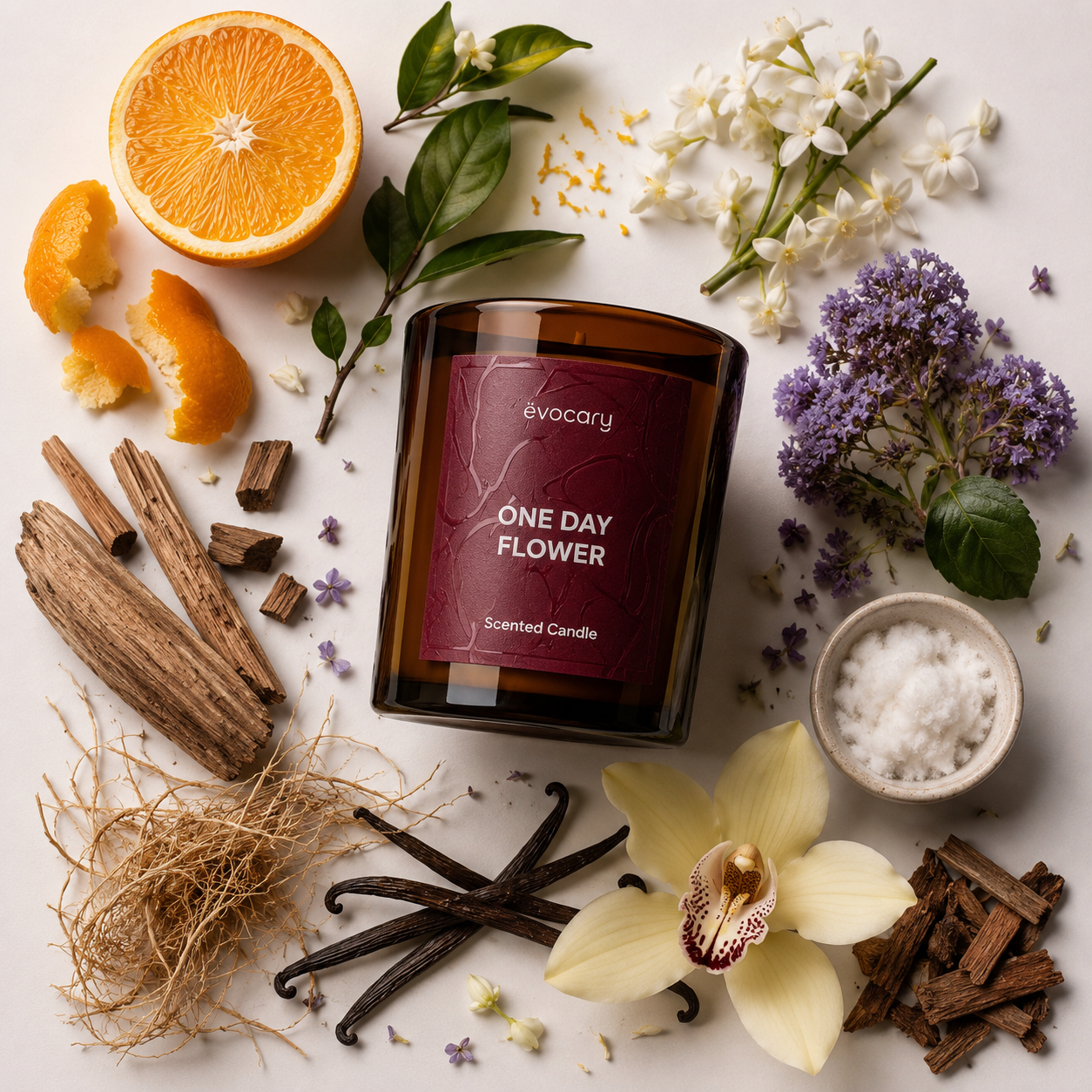 One Day Flower Candle