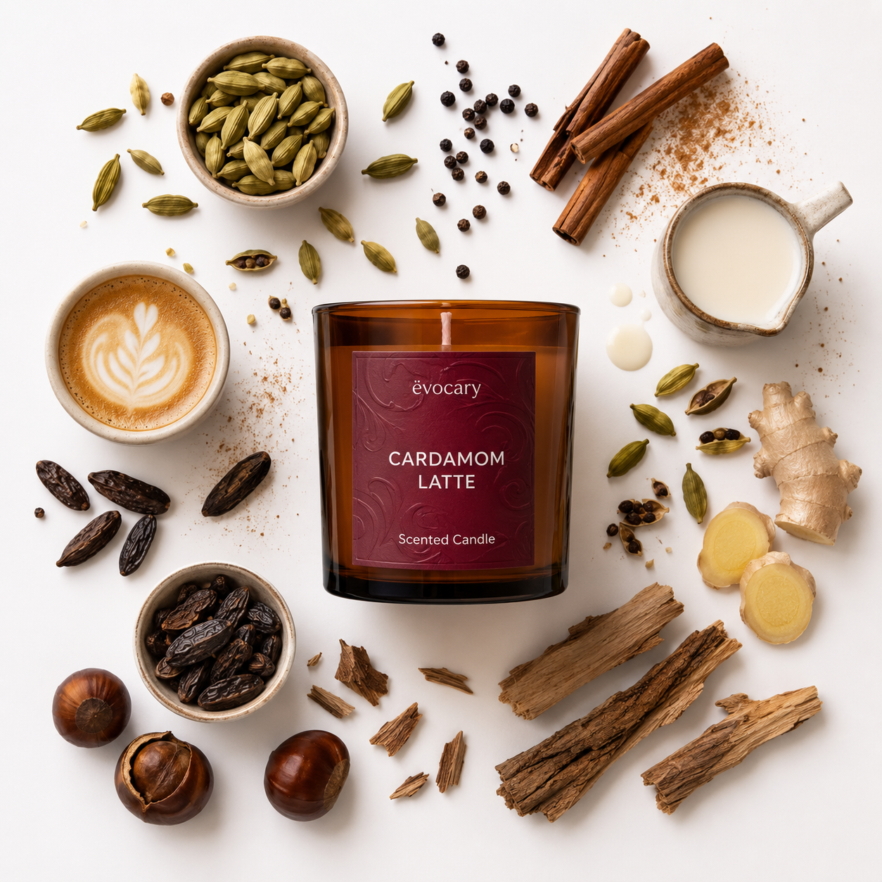 Cardamom Latte Candle